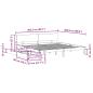 Preview: Massivholzbett mit Schubladen 200x200 cm Kiefer