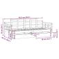 Preview: Tagesbett mit Schubladen 90x190 cm Massivholz Kiefer
