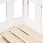 Preview: Tagesbett Ausziehbar mit Schubladen ohne Matratze Weiß 90x200cm