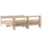 Preview: Massivholzbett ohne Matratze 180x200 Kiefernholz