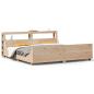 Preview: Massivholzbett ohne Matratze 200x200 cm Kiefer