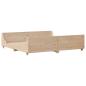 Preview: Massivholzbett ohne Matratze 200x200 cm Kiefer
