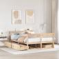Preview: ARDEBO.de - Massivholzbett ohne Matratze 140x200 cm Kiefernholz