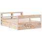 Preview: Massivholzbett ohne Matratze 140x200 cm Kiefernholz