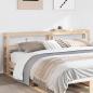 Preview: ARDEBO.de - Kopfteil mit Ablagen 200 cm Massivholz Kiefer