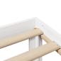 Preview: Bettgestell mit Kopfteil ohne Matratze Weiß 90x200 cm