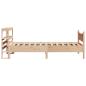 Preview: Massivholzbett mit Kopfteil 90x190 cm Kiefer