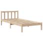 Preview: Massivholzbett ohne Matratze 90x190 cm Kiefer