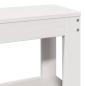 Preview: Massivholzbett ohne Matratze Weiß 160x200 Kiefernholz