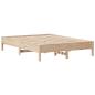 Preview: Massivholzbett ohne Matratze 140x200 cm Kiefernholz