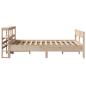 Preview: Massivholzbett ohne Matratze 140x190 cm Kiefernholz