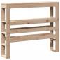 Preview: Kopfteil mit Ablagen 90 cm Massivholz Kiefer