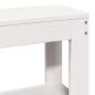 Preview: Massivholzbett ohne Matratze Weiß 160x200 Kiefernholz