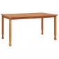 Preview: Garten-Esstisch 150x90x75 cm Massivholz Teak