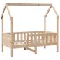 Preview: Kinderbett mit Schubladen 70x140 cm Massivholz Kiefer