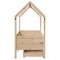Preview: Kinderbett mit Schubladen 70x140 cm Massivholz Kiefer