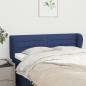 Preview: ARDEBO.de - Kopfteil mit Ohren Blau 147x23x78/88 cm Stoff