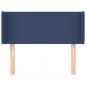Preview: Kopfteil mit Ohren Blau 93x16x78/88 cm Stoff