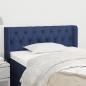 Preview: ARDEBO.de - Kopfteil mit Ohren Blau 103x16x78/88 cm Stoff
