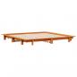 Preview: Massivholzbett ohne Matratze Wachsbraun 180x200 Kiefernholz