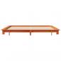 Preview: Massivholzbett ohne Matratze Wachsbraun 180x200 Kiefernholz