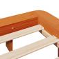 Preview: Massivholzbett ohne Matratze Wachsbraun 180x200 Kiefernholz