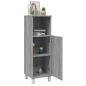 Preview: Badschrank Grau Sonoma 30x30x95 cm Holzwerkstoff