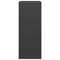 Preview: Brennholzregal Schwarz 60x40x100 cm Stahl