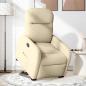 Preview: ARDEBO.de - Relaxsessel mit Aufstehhilfe Elektrisch Creme Stoff