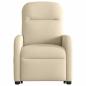 Preview: Relaxsessel mit Aufstehhilfe Elektrisch Creme Stoff