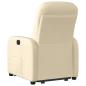 Preview: Relaxsessel mit Aufstehhilfe Elektrisch Creme Stoff
