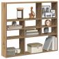 Preview: ARDEBO.de - Wandregal Artisan-Eiche 90x16x78 cm Holzwerkstoff