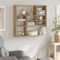 Preview: Wandregal Artisan-Eiche 90x16x78 cm Holzwerkstoff