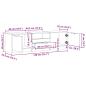 Preview: TV-Schrank Artisan-Eiche 140x35x40 cm Holzwerkstoff