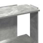 Preview: Bücherregal 3 Böden Betongrau 60x30x80 cm Holzwerkstoff