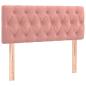 Preview: Boxspringbett mit Matratze Rosa 90x190 cm Samt