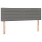 Preview: Boxspringbett mit Matratze Dunkelgrau 140x200 cm Stoff