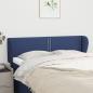 Preview: ARDEBO.de - Kopfteil mit Ohren Blau 147x23x78/88 cm Stoff