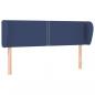 Preview: Kopfteil mit Ohren Blau 147x23x78/88 cm Stoff