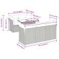 Preview: 6-tlg. Garten-Sofagarnitur mit Kissen Schwarz Poly Rattan