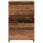 Preview: Nachttisch Altholz-Optik 40x35x62,5 cm Holzwerkstoff