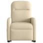 Preview: Relaxsessel mit Aufstehhilfe Creme Stoff