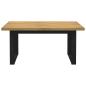 Preview: Esstisch NOAIN U-Form-Beine 160x90x75 cm Massivholz Kiefer