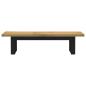 Preview: Esszimmerbank NOAIN U-Form-Beine 180x40x45 cm Massivholz Kiefer
