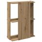 Preview: Bücherregal 3 Böden Artisan-Eiche 60x30x80 cm Holzwerkstoff