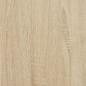 Preview: Bücherregal 3 Böden Sonoma-Eiche 60x30x80 cm Holzwerkstoff