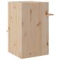 Preview: Katzenhaus 43x43x60 cm Massivholz Kiefer