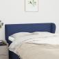 Preview: ARDEBO.de - Kopfteil mit Ohren Blau 147x23x78/88 cm Stoff