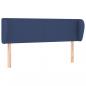 Preview: Kopfteil mit Ohren Blau 147x23x78/88 cm Stoff