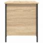 Preview: Sitzbank mit Stauraum Sonoma-Eiche 80x42,5x50 cm Holzwerkstoff